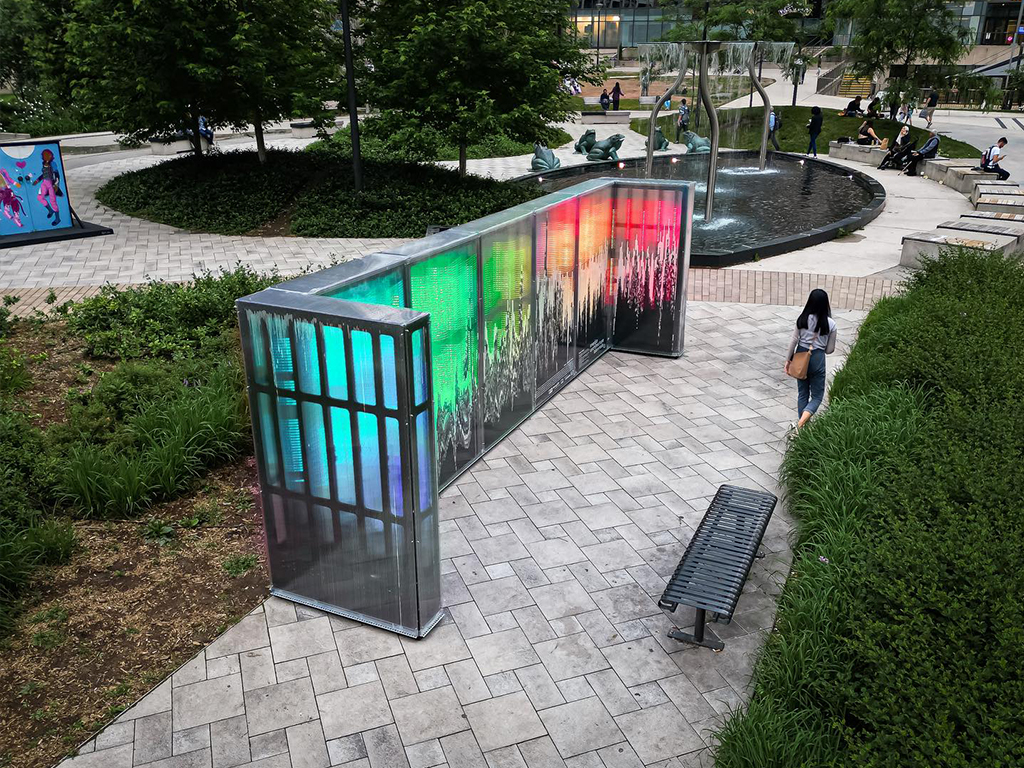 Students Design and Build Ethera as Part of the 2023 Media Architecture Biennale