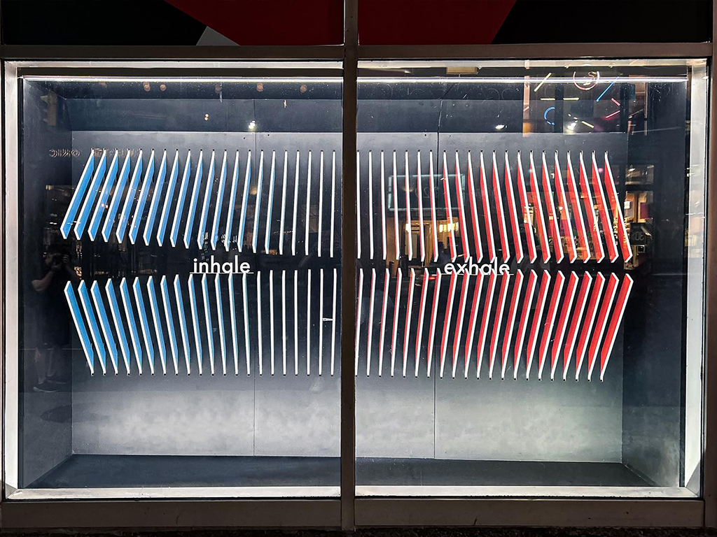 Yonge Street Installations Design Inhale, Exhale &amp; Traverse