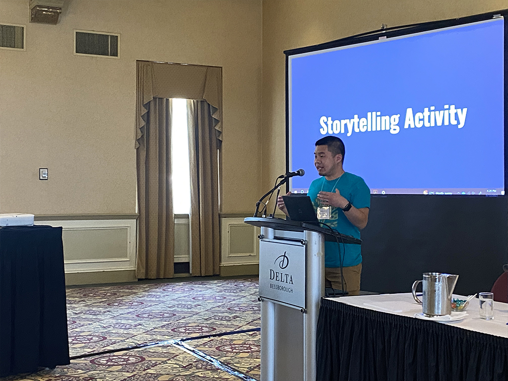 Michael Wong conference photos