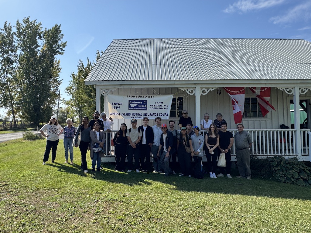 The future of Amherst Island: Students explore “future architecture” with local community.