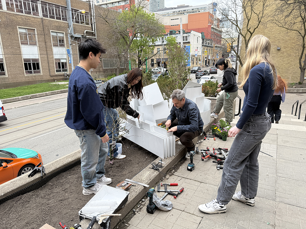 Wave ribbon process photo