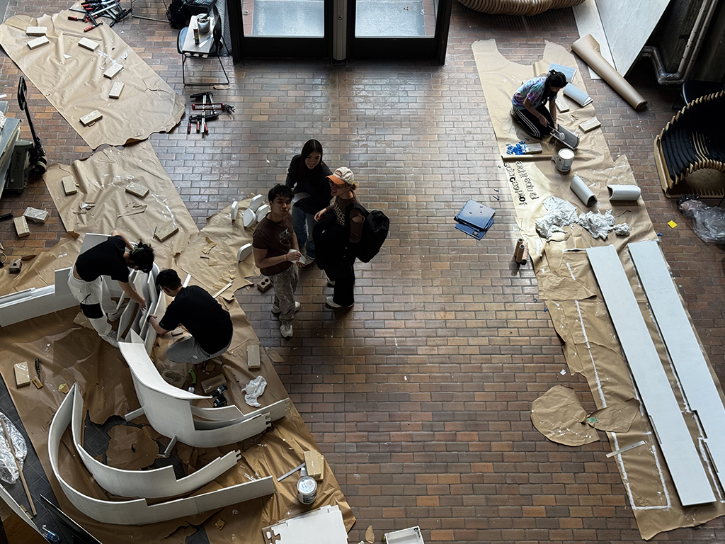 Wave ribbon process photo