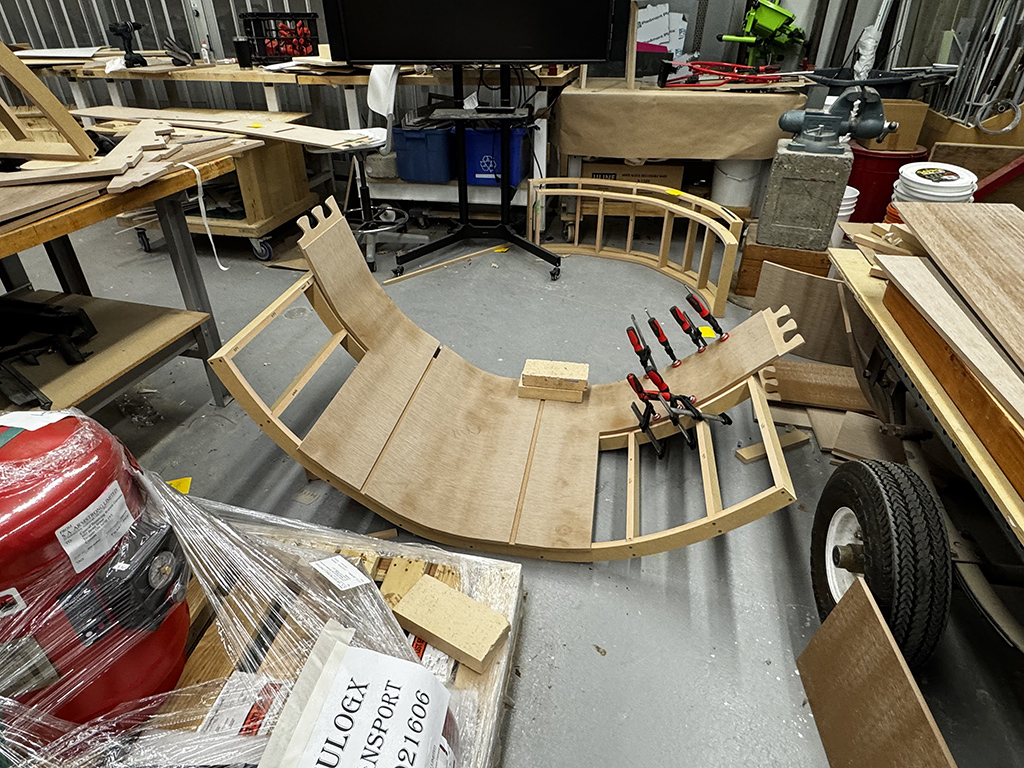 Wave ribbon process photo