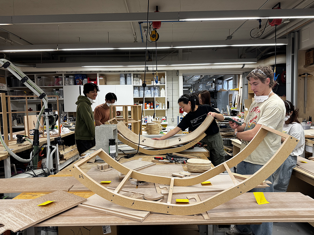 Wave ribbon process photo