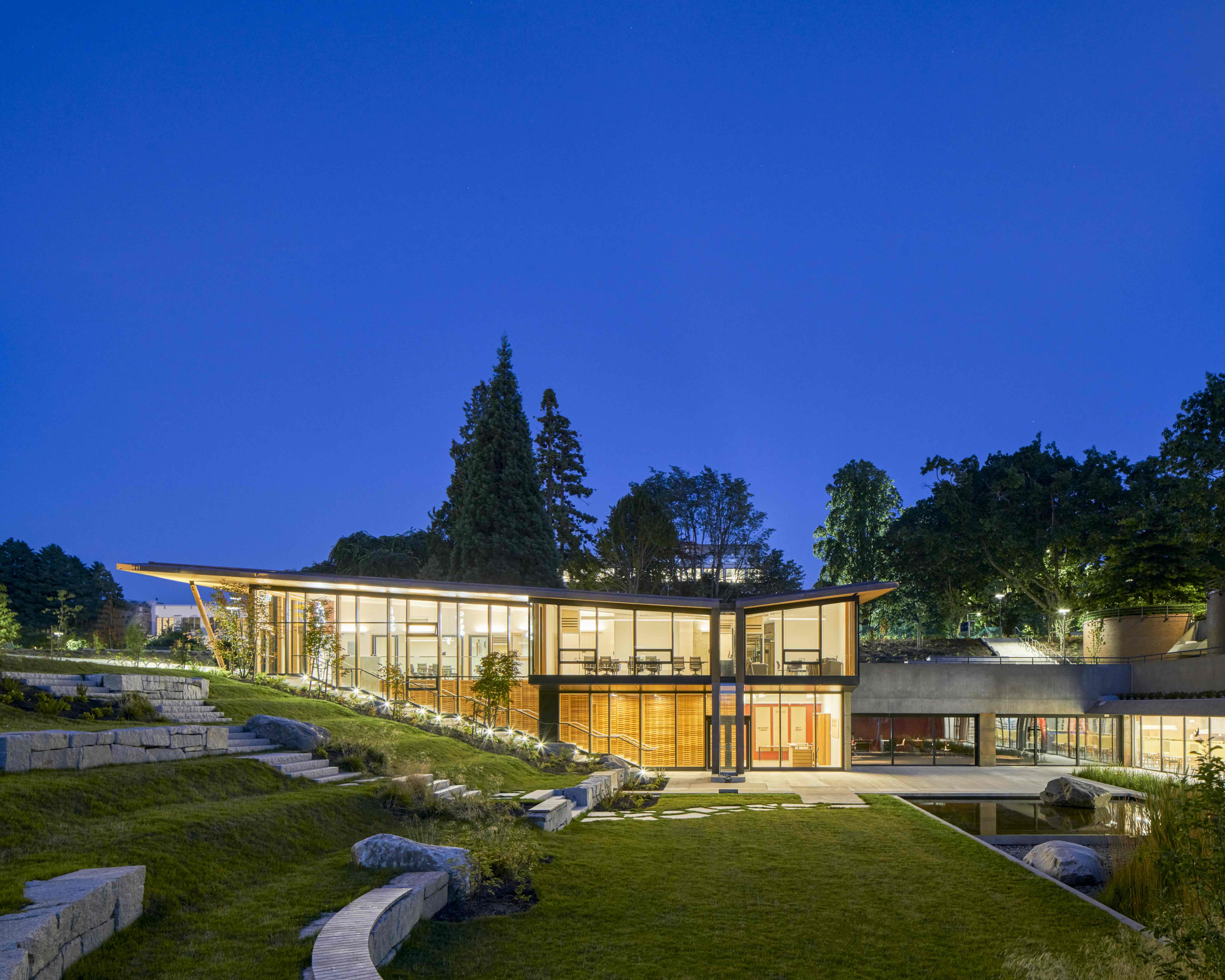 Exterior view of the UBC IRSHDC Building