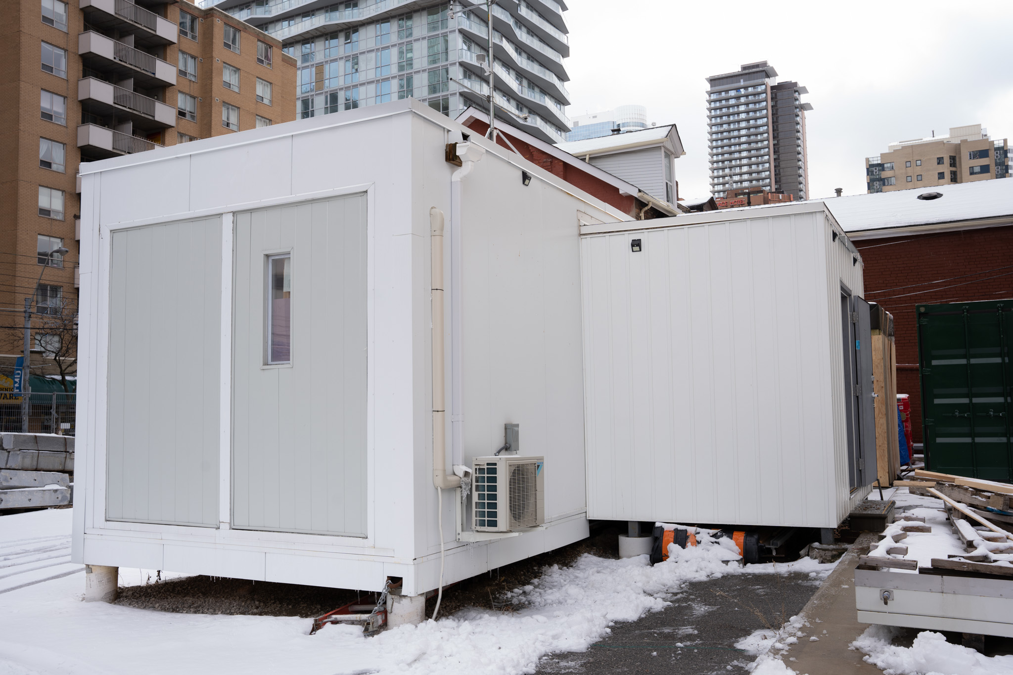 Exterior of BeTOP building where the Building Physics Lab will stand next to