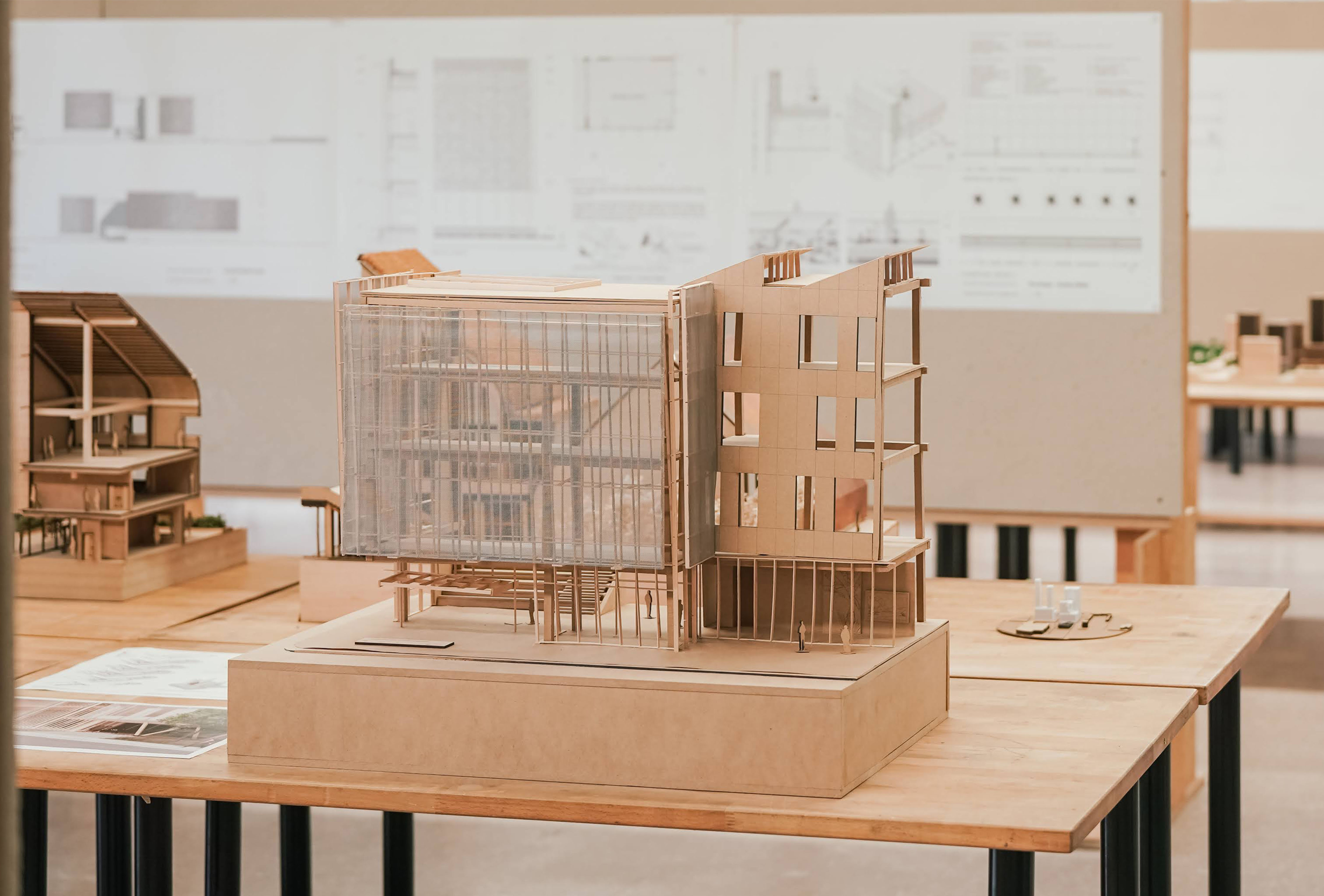 Model of the Bloor Dufferin Collegiate by Katy Cao and Charissa Medrano 