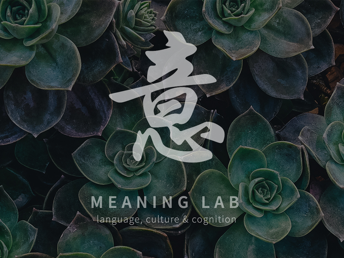 "Meaning Lab" logo over a photo of plants.