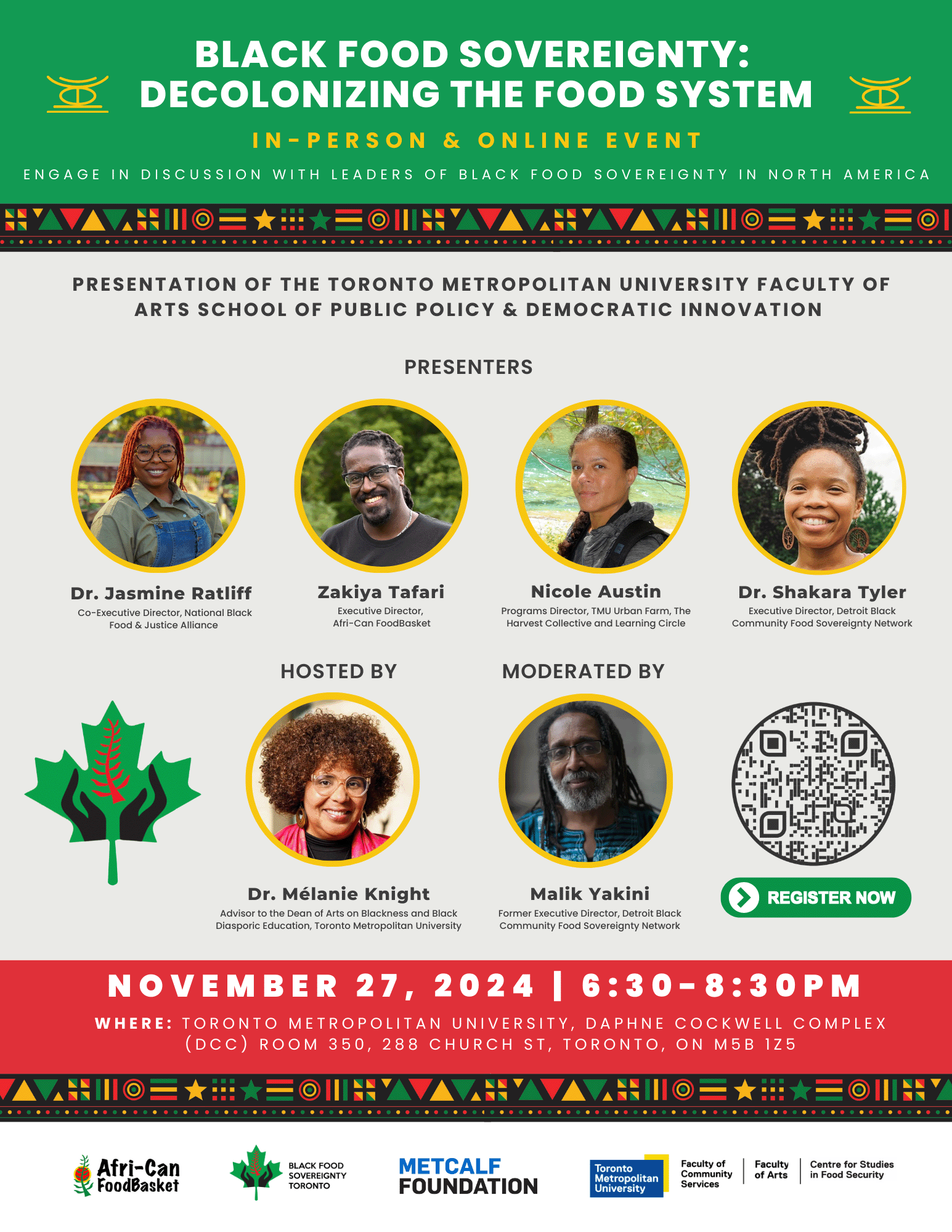 Black Food Sovereignty: Decolonizing the Food System - Faculty of Arts ...