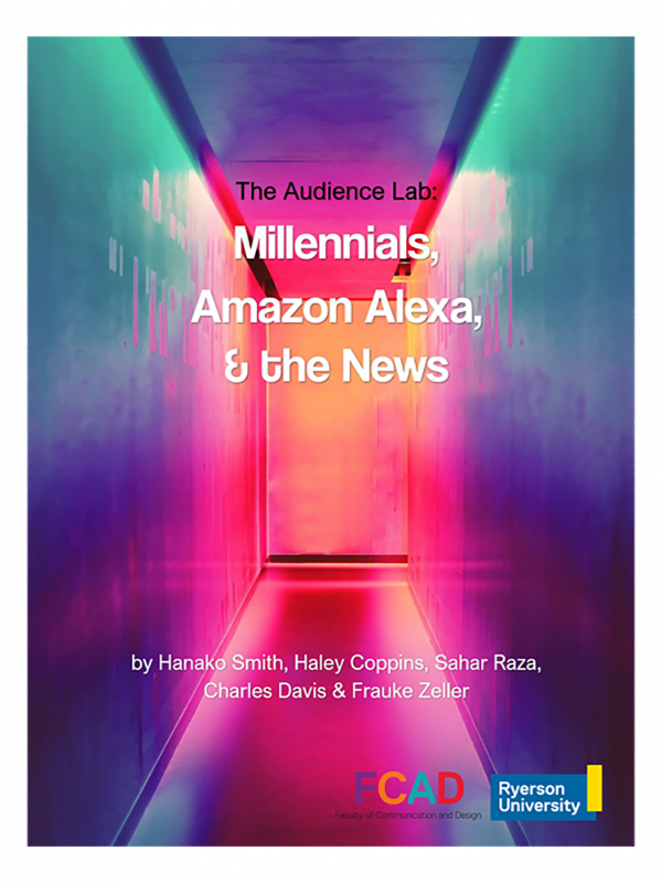 Millenials, Amazon Alexa and the News report cover