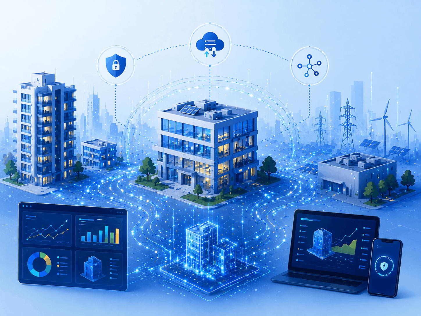 Integrating Smart Buildings illustration of the process