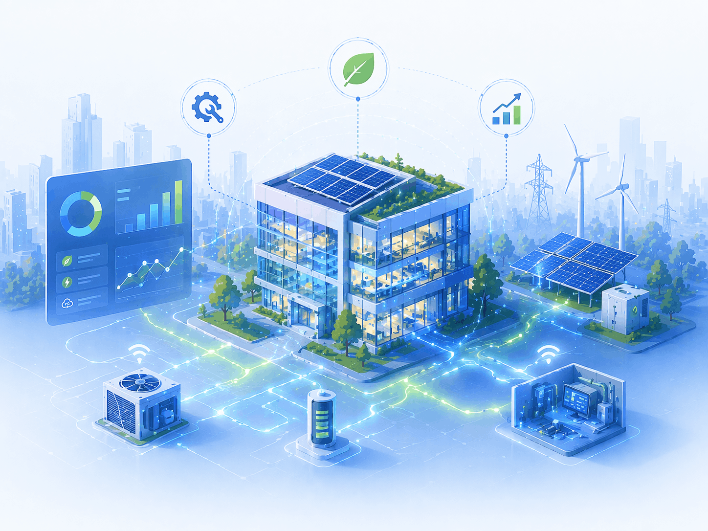 Better Buildings for the Planet illustration of the process of the project