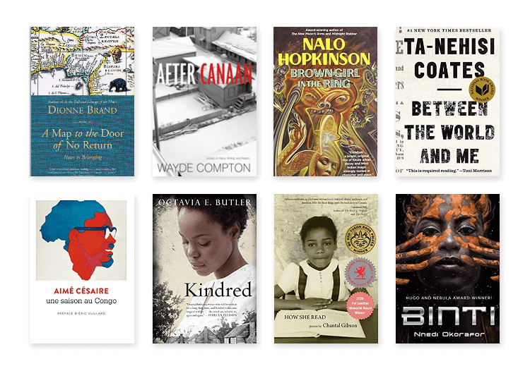 Book covers from Black Authors