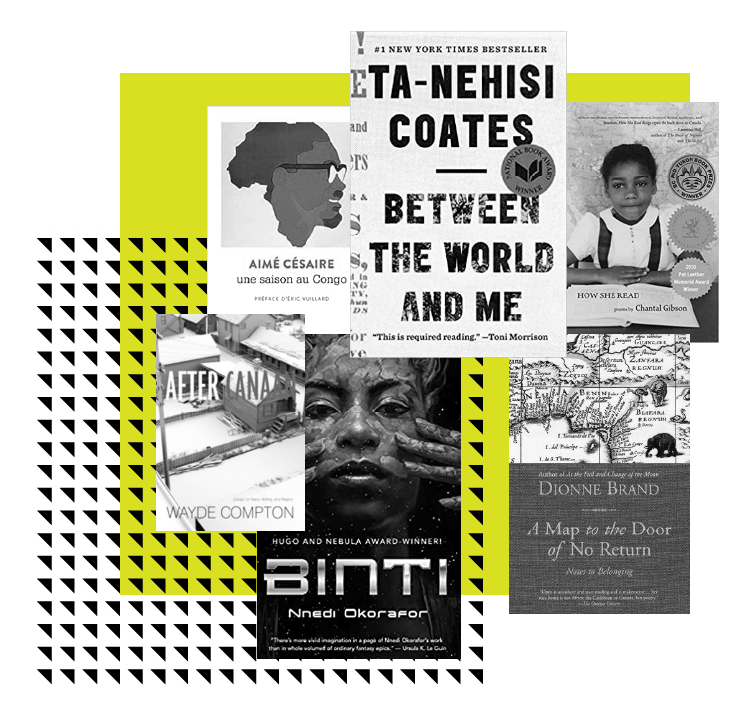 Collage of book covers by Black authors
