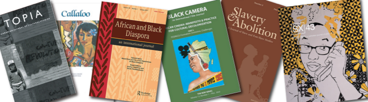 Covers of Black Studies research journals