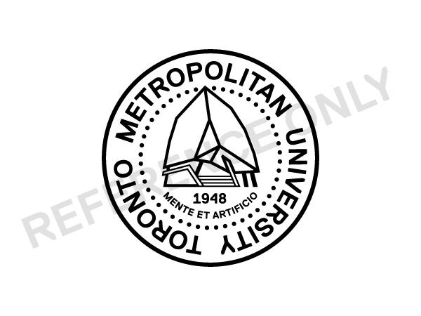 Official TMU seal: Student Learning Centre outline, 'Mente et Artificio,' founding year 1948. Watermarked 'REFERENCE ONLY'.
