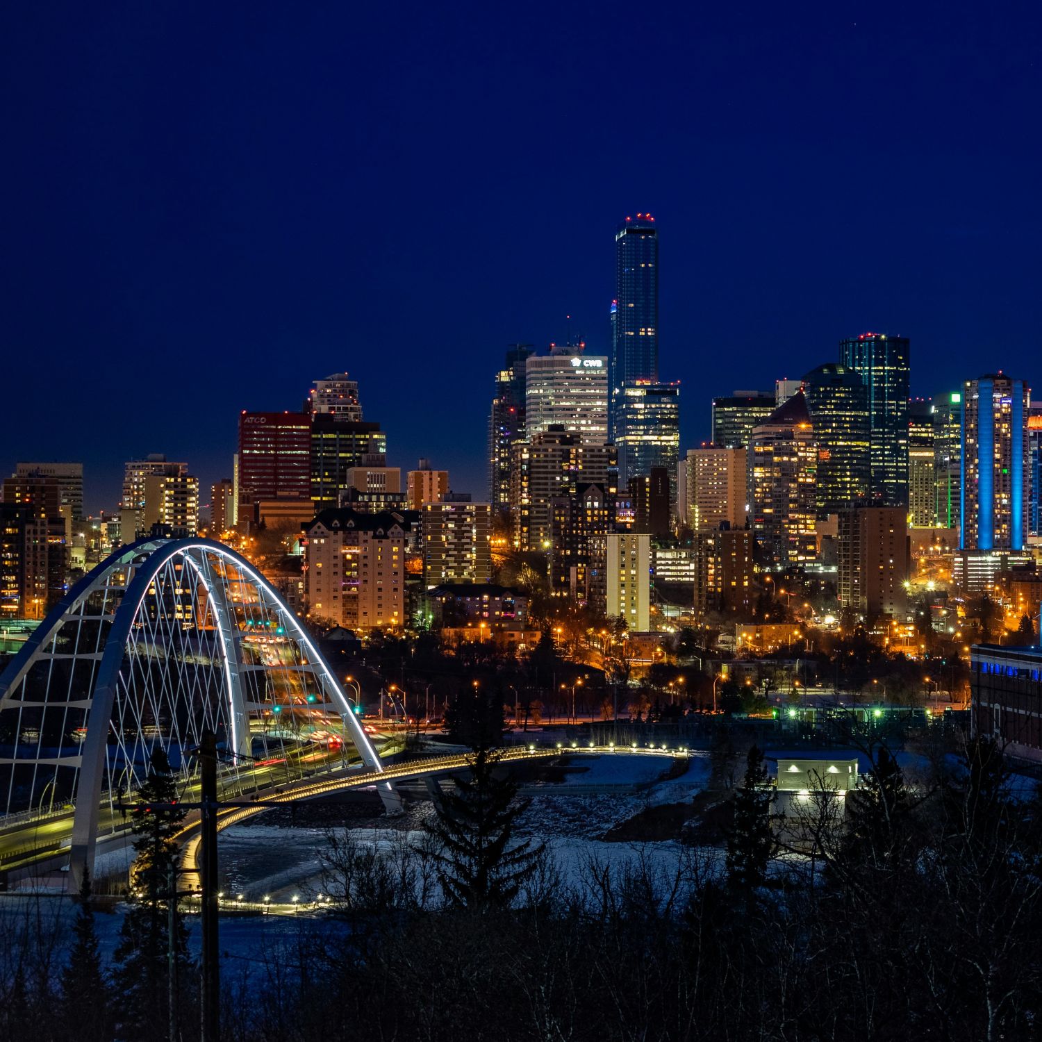 Skyline of Edmonton, Alberta