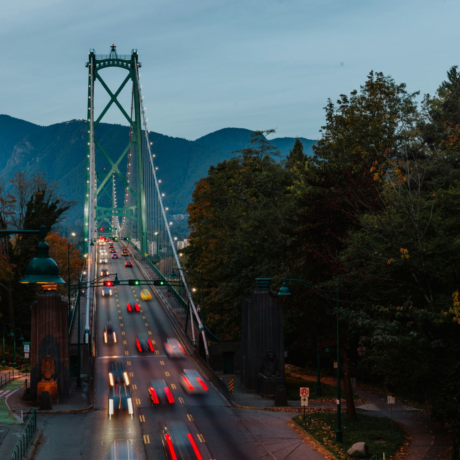 View of landmark in Vancouver, British Columbia