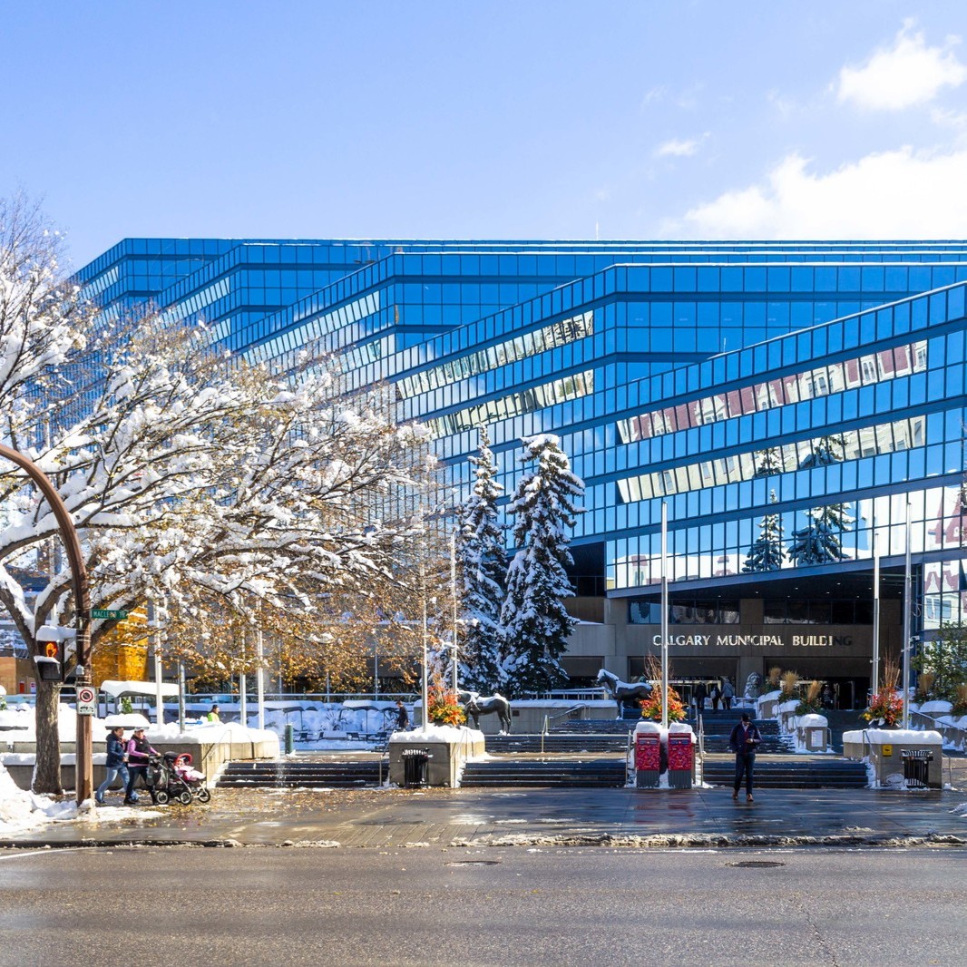 Wet Snowtember aftermath, Municipal Building