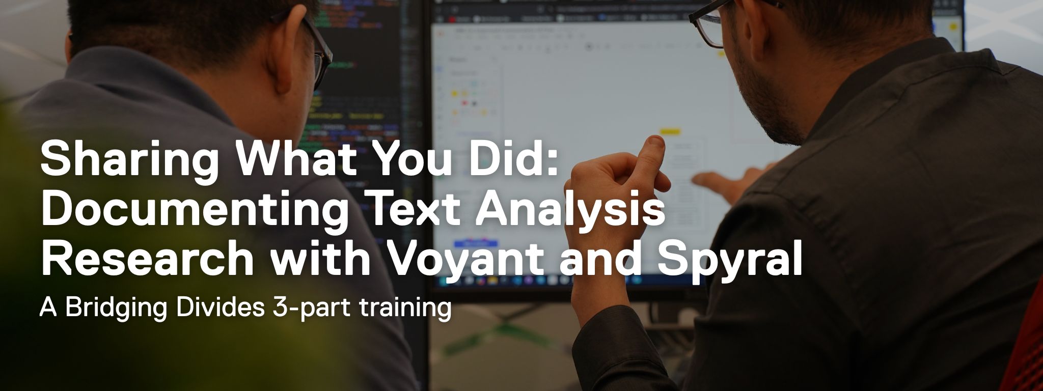 Training session: Voyant fundamentals