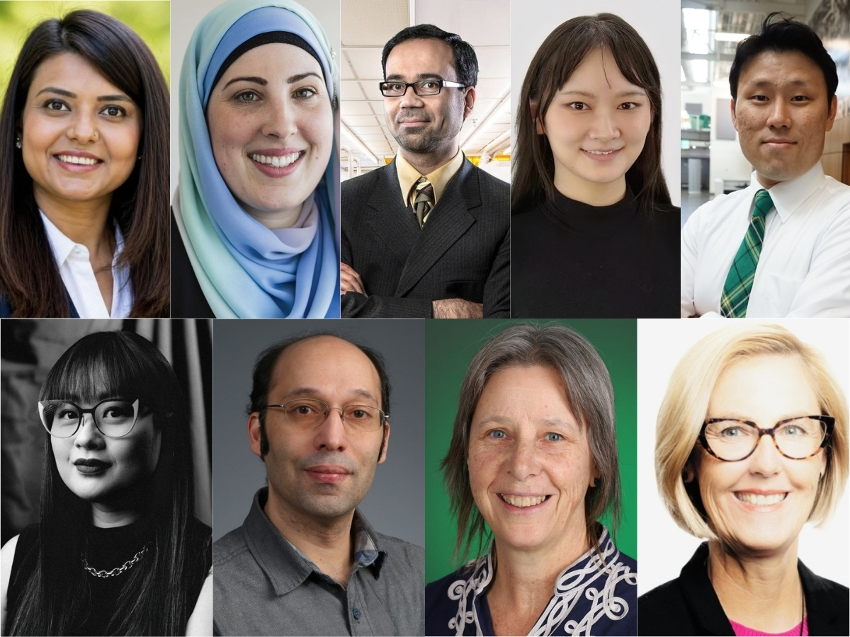 U of A Emerging Research Grants recipients portraits 