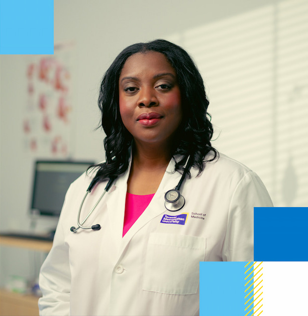 Female Doctor Smiling in office