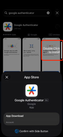 Install authenticator