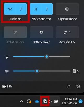 Select 'Eduroam' from the list of available networks. Then click Connect.