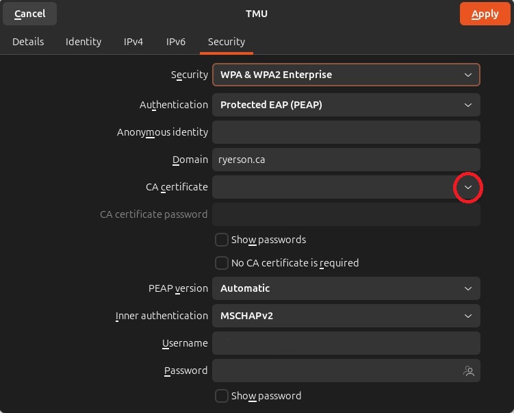Select the browse button to locate the ca-bundle.crt file. Select open and fill in the information as per the instructions. when complete. Select Save.