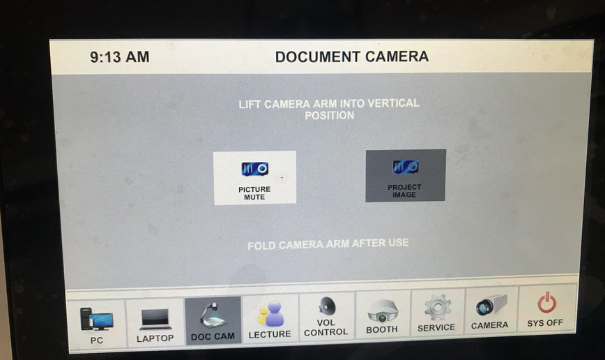 Select Document Camera