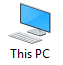 This PC icon found on the Windows desktop