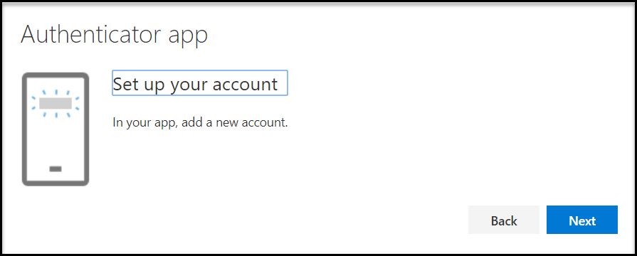 Setup your account