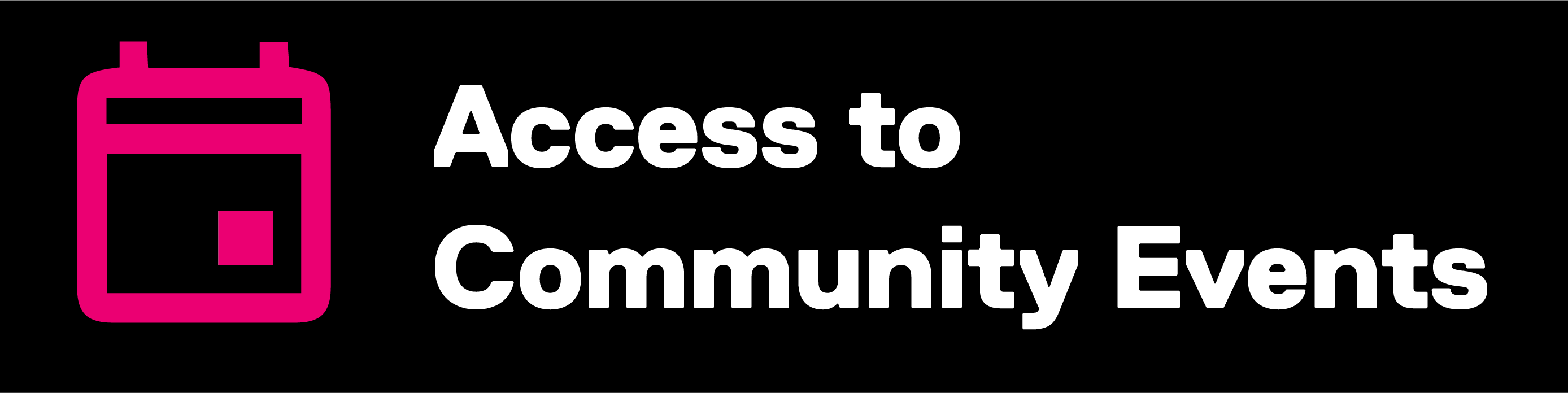 Access to community events