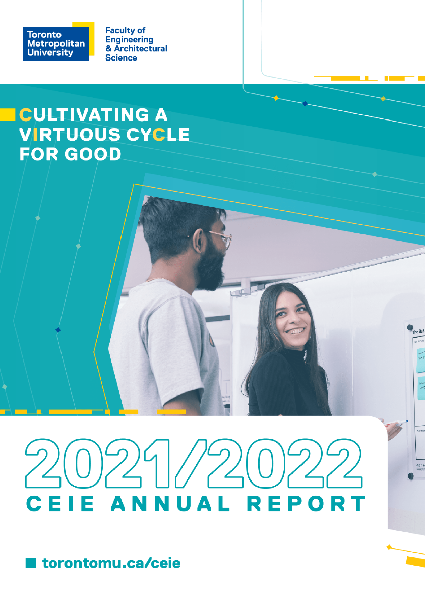 Thumbnail of the title page of the 2021 to 2022 CEIE Annual Report