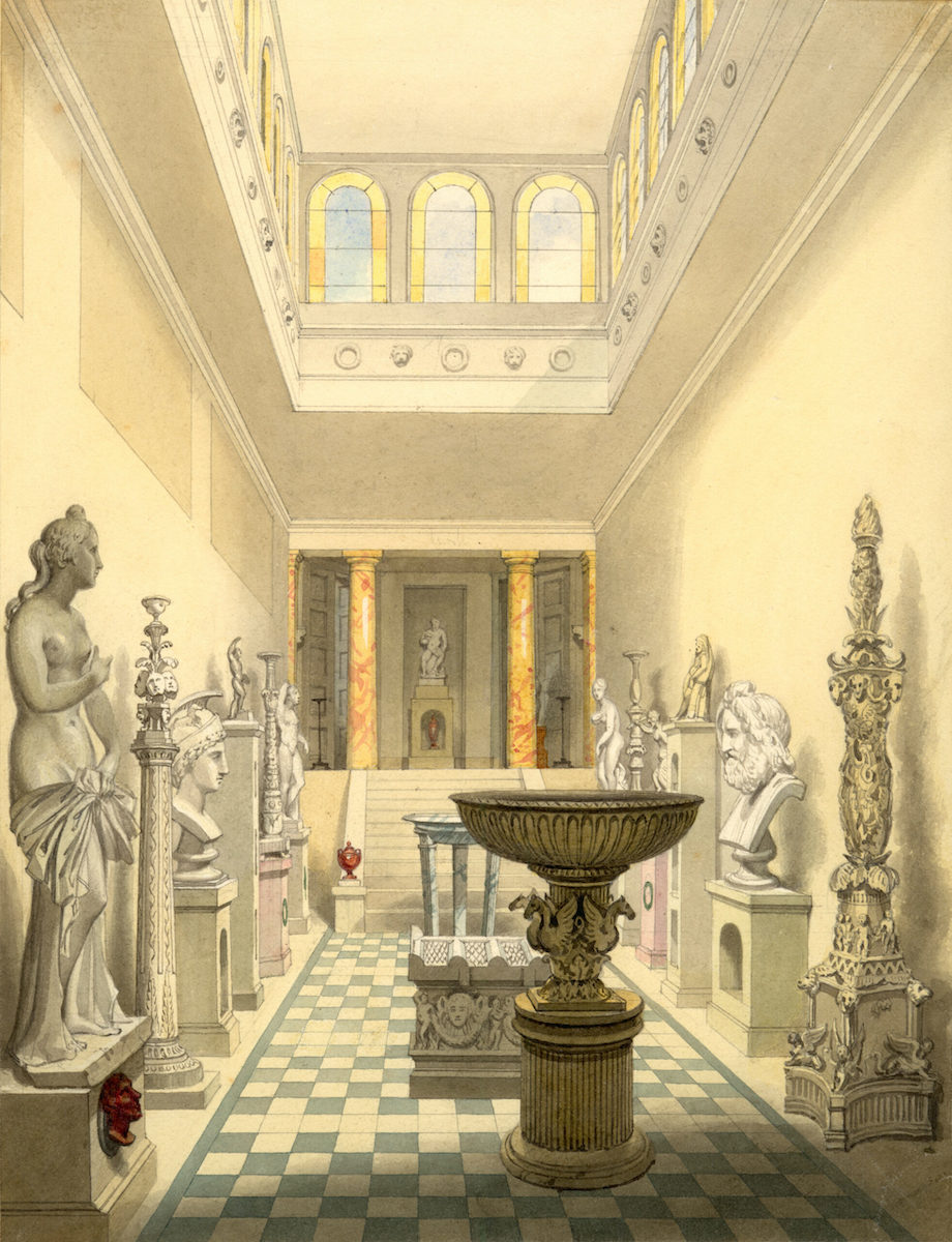 Thomas Hope's sculpture gallery