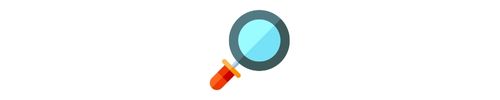 Magnifying glass icon.