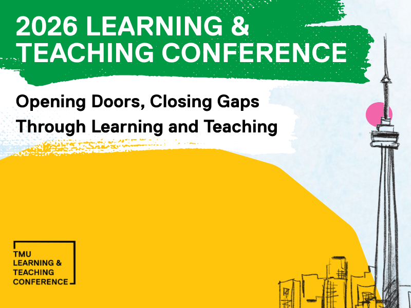 2026 Learning & Teaching Conference banner with the Toronto skyline and the CN Tower 