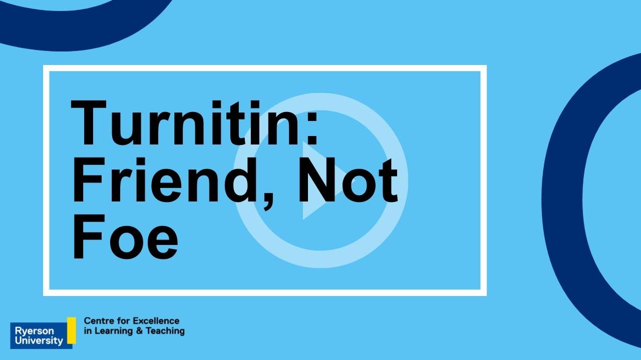 Turnitin: Friend, Not Foe