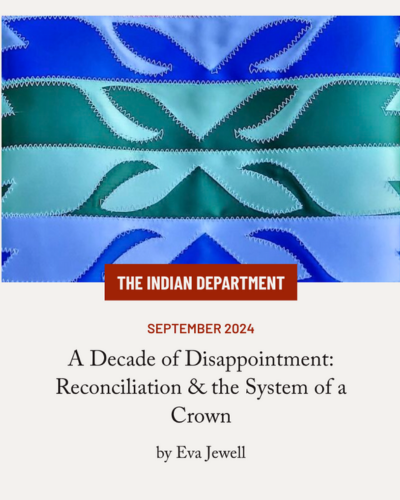 Cover image for A decade of disappointment: Reconciliation and the system of a crown