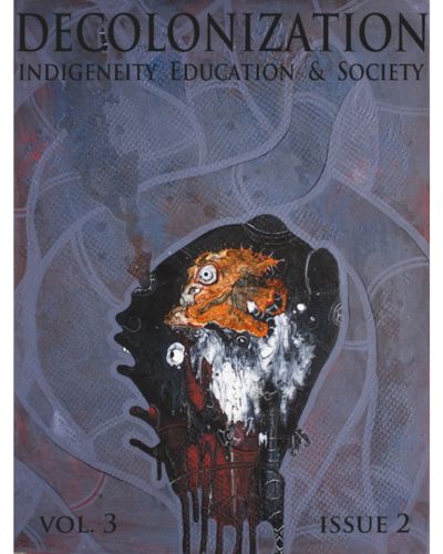 Journal cover with the title text: "Decolonization Indigeneity, Education & Society. Vol. 3, Issue 2."