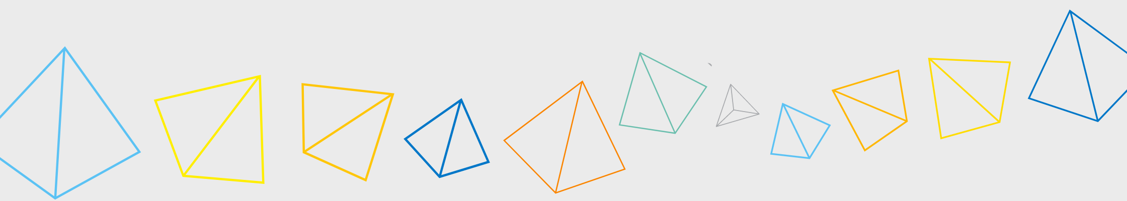 Multicoloured triangles in a line