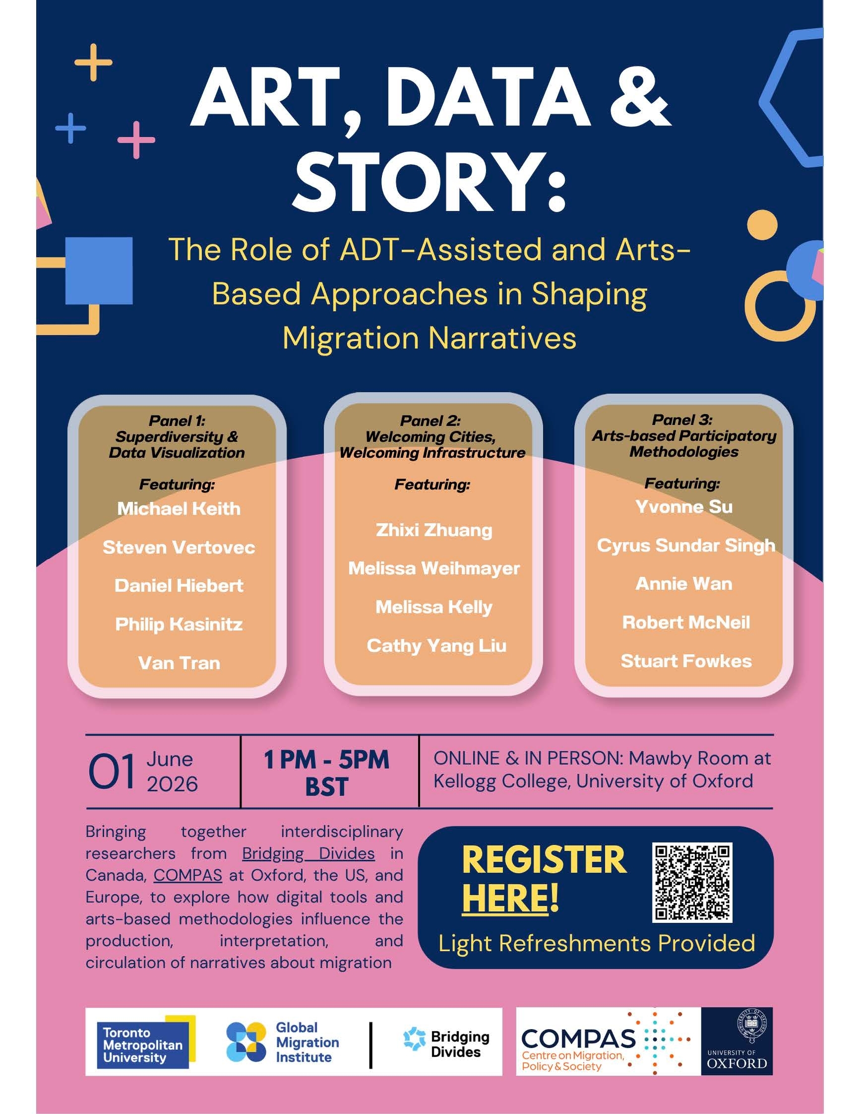 Art, Data & Story (Oxford Event Poster)