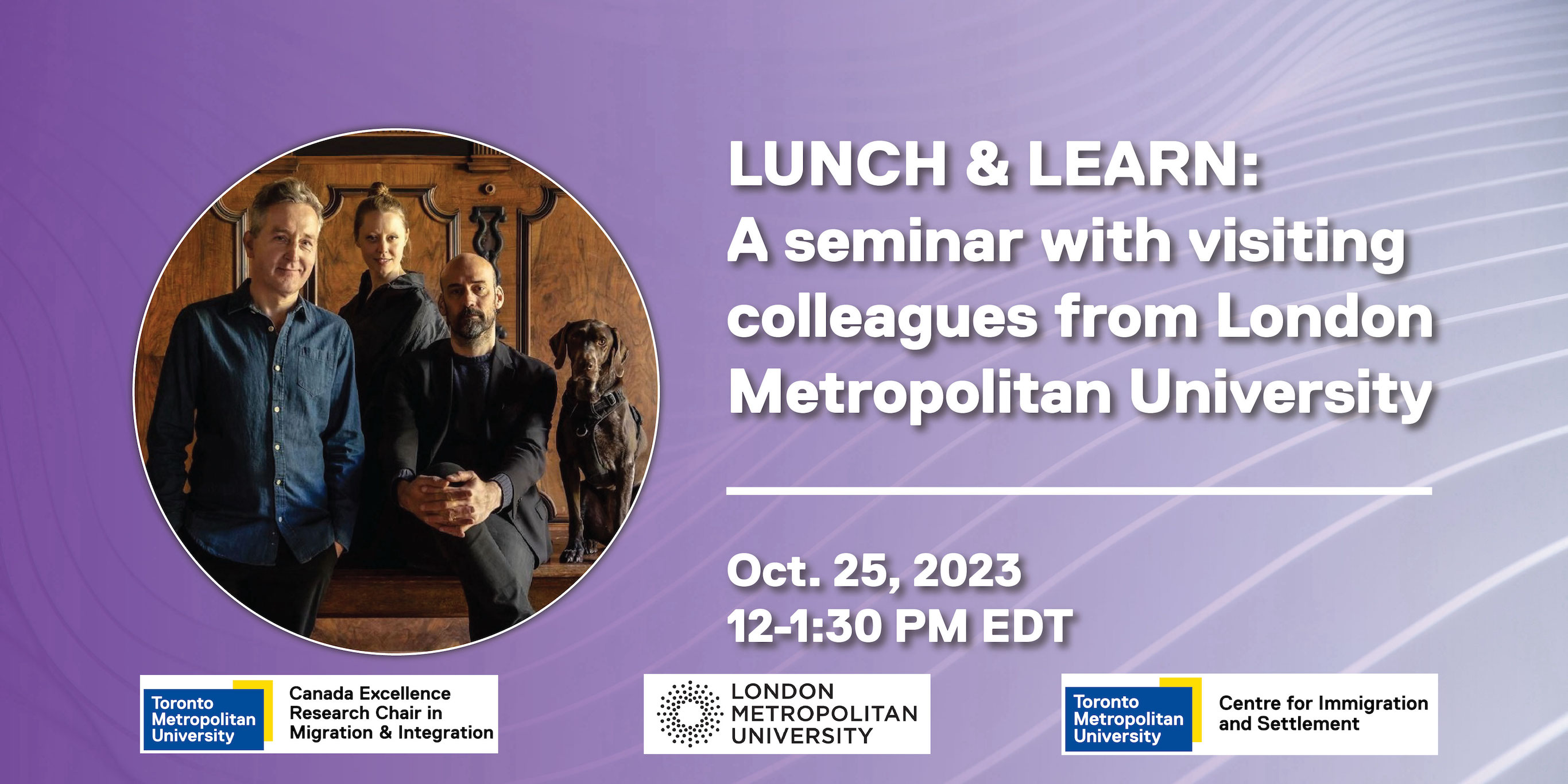 Lunch and Learn seminar on October 25th, 2023 at CERC Migration office
