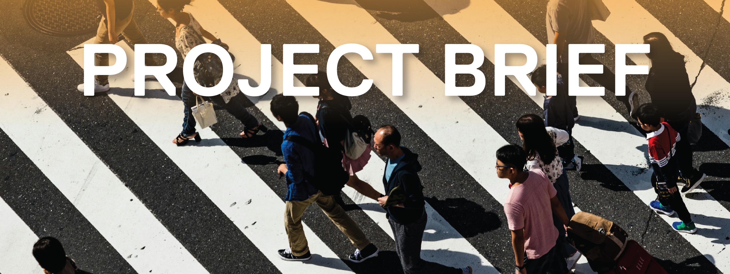 People walking across a crosswalk