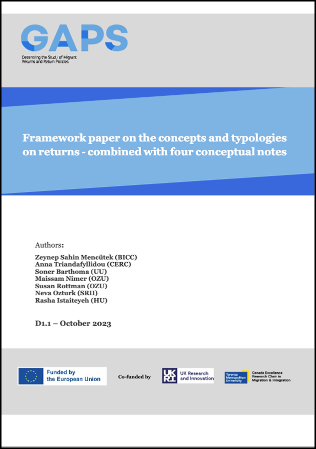 GAPs framework paper publication