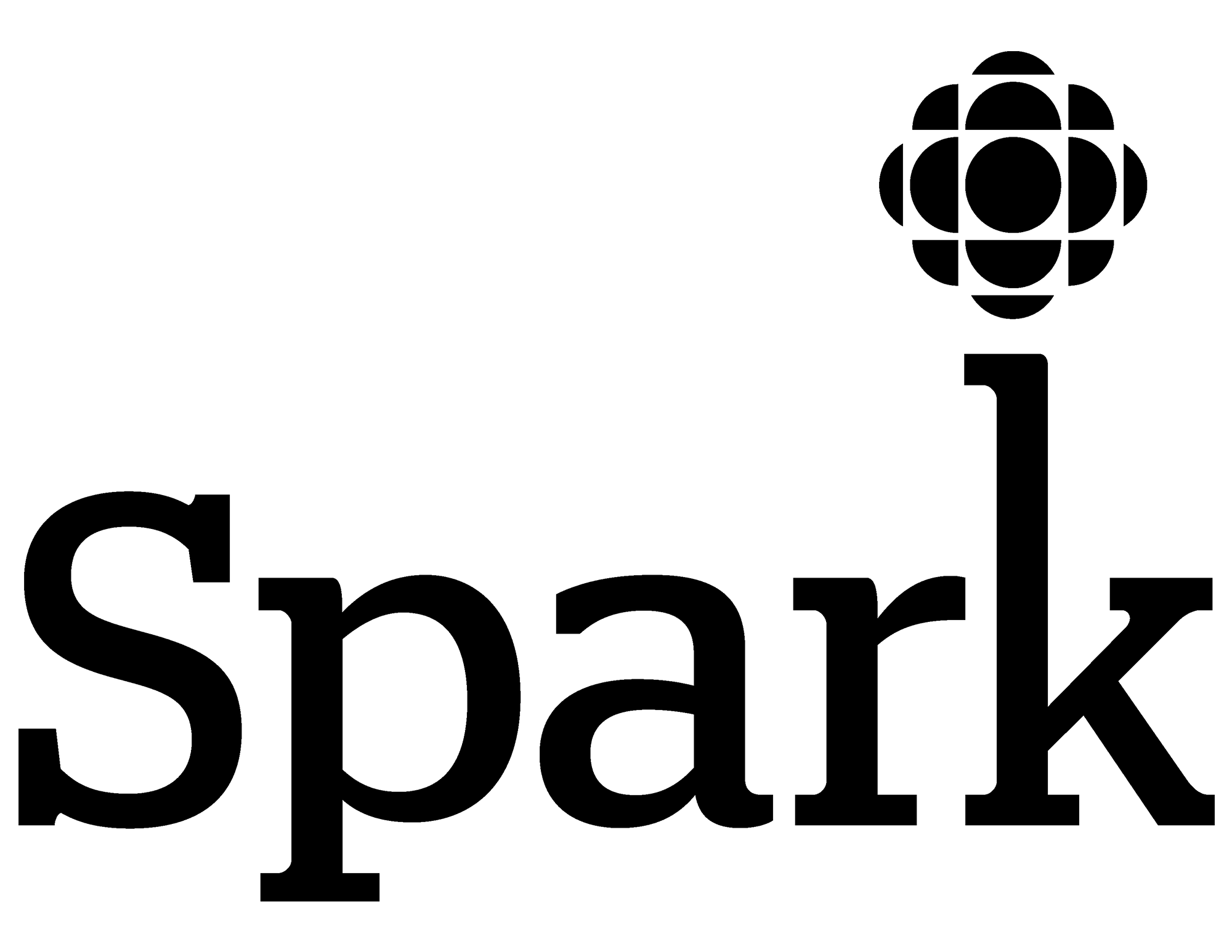 Spark logo black