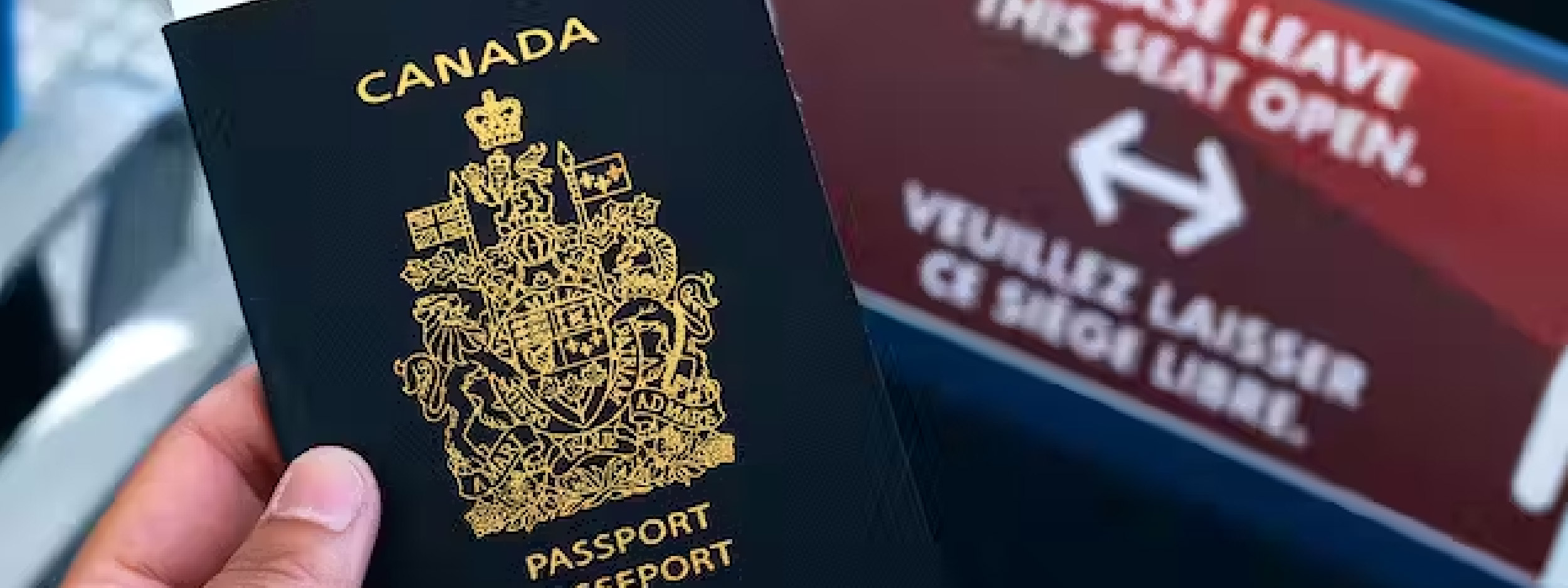 Image of a Canadian passport