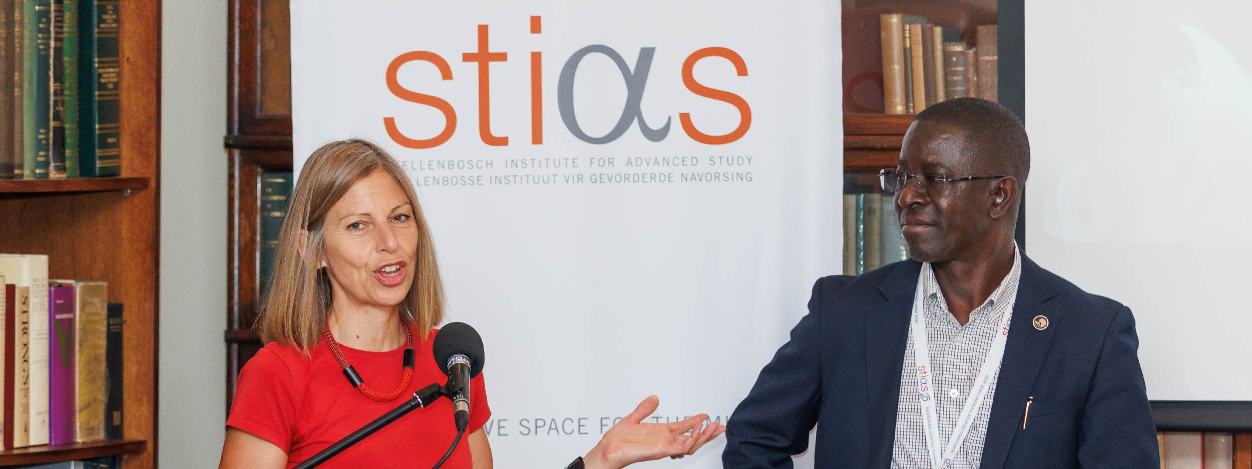 Anna Triandafyllidou welcomes guests to STIAS