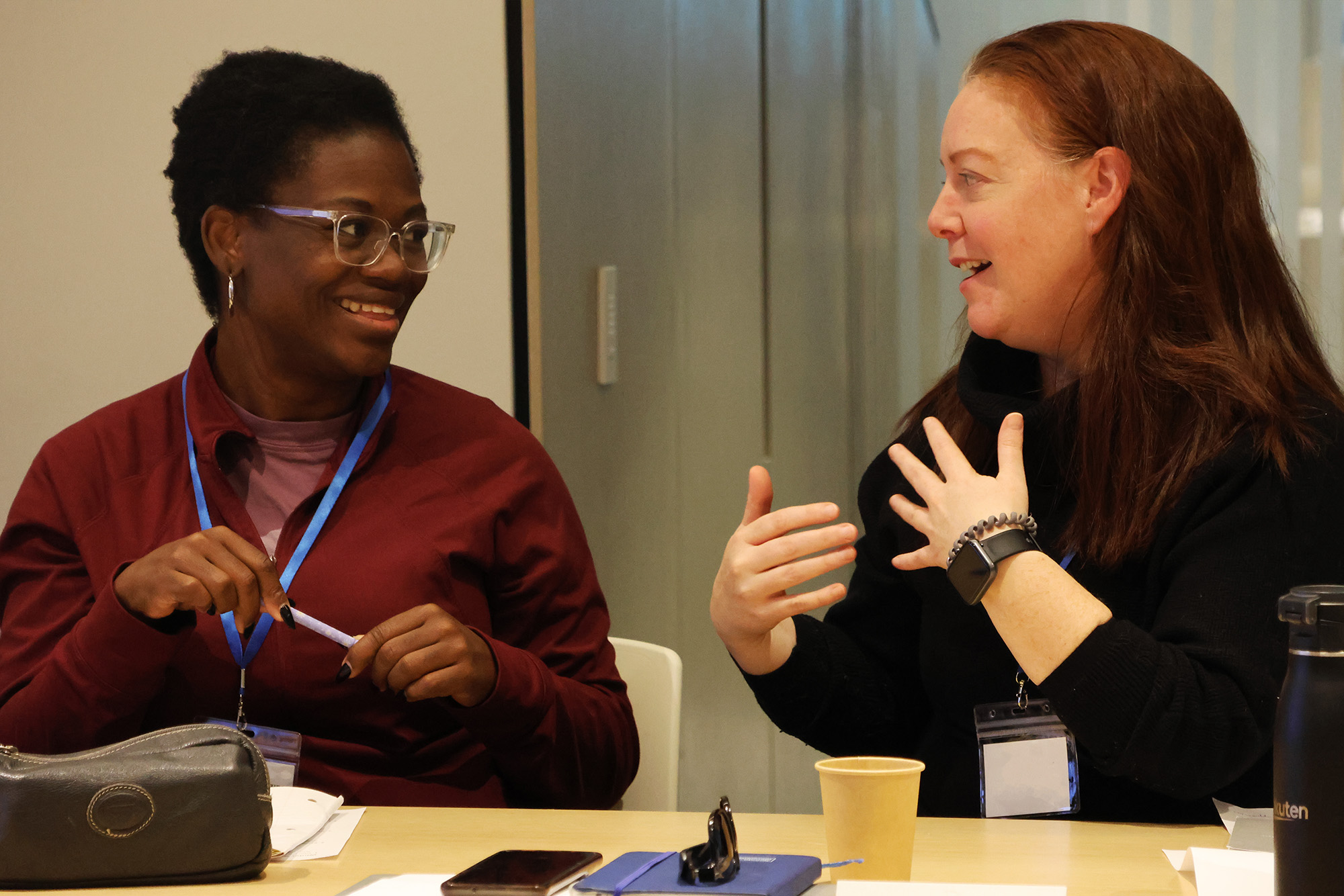 Winter School participants sitting in a conference room