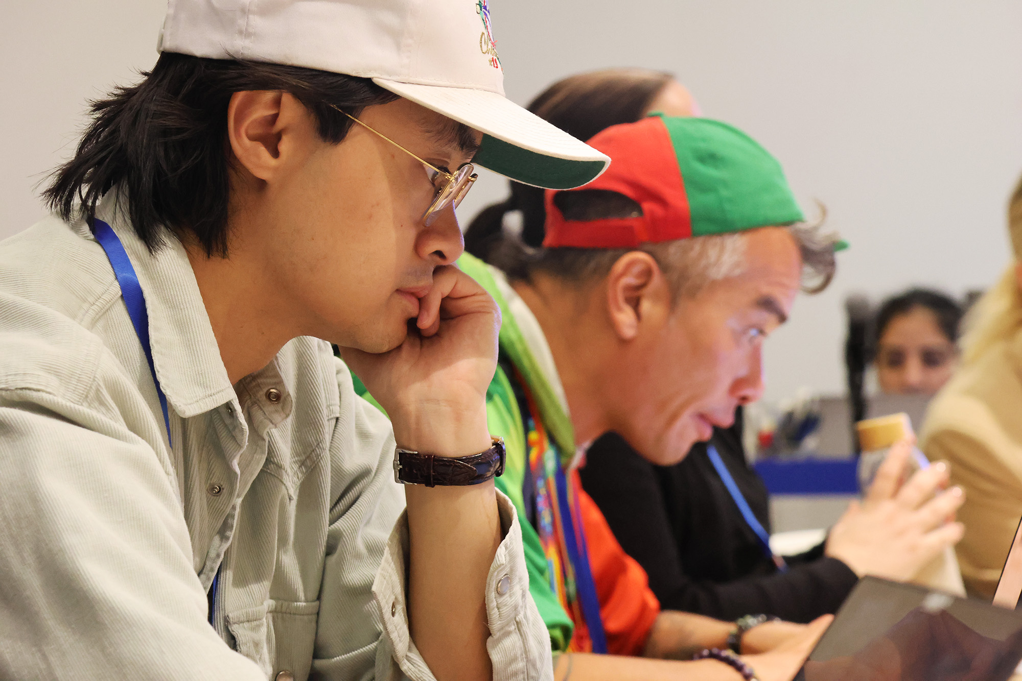 Winter School participants sitting in a conference room